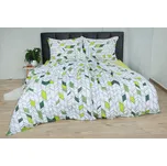 Bavlněné povlečení PLUS 4dílné MANIKA limetkové