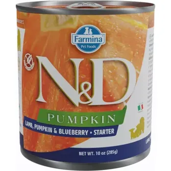 Krmivo pro psa Konzerva N&D Pumpkin Puppy Starter Lamb & Blueberry 285g