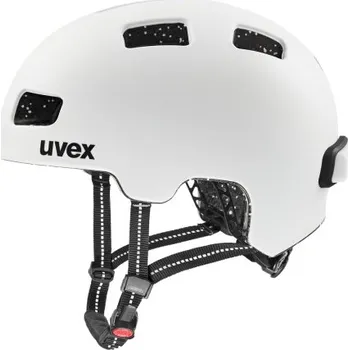 Cyklistická přilba Helma UVEX CITY 4 white skyfall mat - White skyfall mat, 55-58