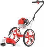 Motorový vyžínač - HECHT 155 (Multifunkční strunový vyžínač na kolech s benzínovým motorem. Výkon 1,5 kW (2 HP), obsah 51,7 cm3. Hmotnost 15,5 kg. )