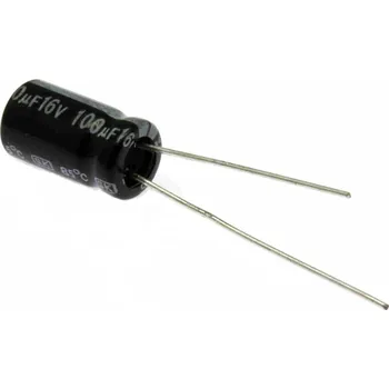Elektronická součástka Jamicon Elektrolytický kondenzátor 100uF/16V 6.3x11mm RM2.5mm 85°C
