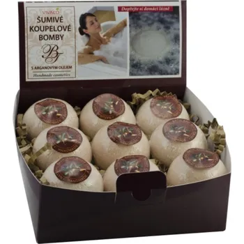 Koupelová sůl Šumivé bomby do koupele s arganovým olejem Vivaco 9ks