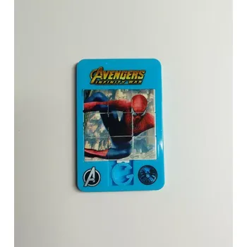 Puzzle Kapesní posunovací puzzle 4 x 4 - AVENGERS - Spider man - modré (Značka: DATGO)