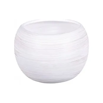 Obal na květináč Obal na květník MANES STRIP keramický lesklý d13x13cm