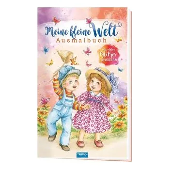 První čtění Trötsch Meine kleine Welt Ausmalbuch mit Glitzerstickern - Trötsch Verlag GmbH & Co. KG