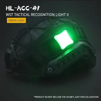 Svítilna Wosport WST taktické poziční světlo II, 4 x 4 cm - Zelená