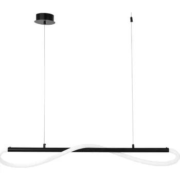 Toolight, LED závěsné svítidlo 120 cm 60W APP853-CP LONG BLACK, černá-bílá, OSW-04030