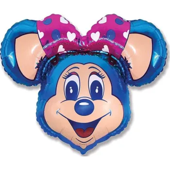 Balónek Fóliový balónek "BABSY MOUSE", modrá - 68cm
