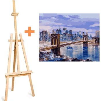 Malířský stojan Malířská-Plátna.cz Výhodný set - stojan a plátno na vymalování Brooklyn