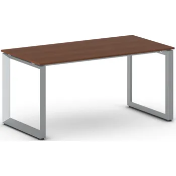 Psací stůl B2B Partner Kancelářský stůl PRIMO INSPIRE, 160x80 cm, šedostříbrná podnož, třešeň