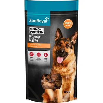 Pamlsek pro psa ZooRoyal kuřecí krky, 100 g