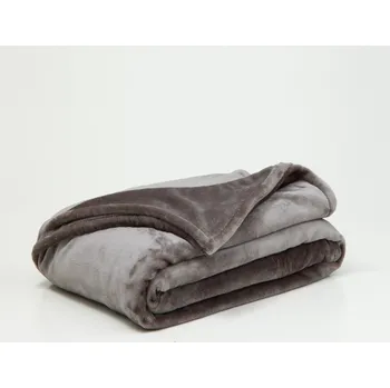 přikrývka Blancheporte Přikrývka z mikrovlákna antracitová 75x100 cm