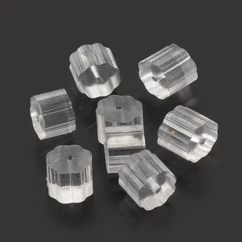 Naušnicová zarážka, silikon, 4x4x3mm, 10 ks/bal.