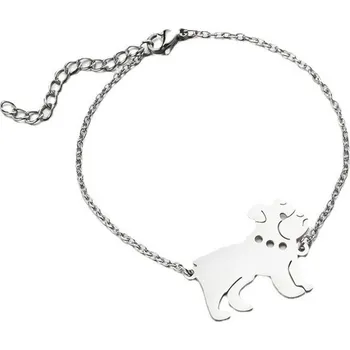 Souprava šperků Náramek s buldočkem chirurgická ocel VL 467-1