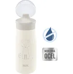 NUK Láhev Mini-Me Sip nerezová - béžová 300ml, 9m+