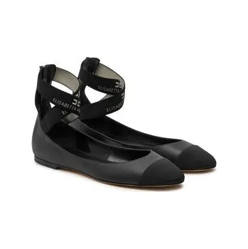Dámské baleríny Baleríny Elisabetta Franchi SA-59C-46E2-V500 Černá 37