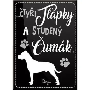 Dekorativní magnet Nekupto Magnet se psem - Doga