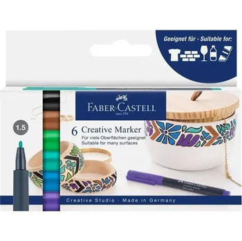 FABER-CASTELL Artist Pen Creative, set 6ks Fairy Forest