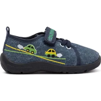 Chlapecké bačkory Chlapecké přezůvky Oldcom JOJO 23 Modrá, Zelená, Žlutá