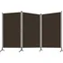 Paraván Paraván 3dílný 320732 260 x 180 cm hnědý
