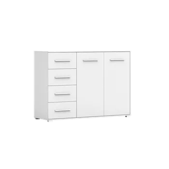 Komoda IDZ Komoda FRIDA 2D4S 01, 135 cm Bílá