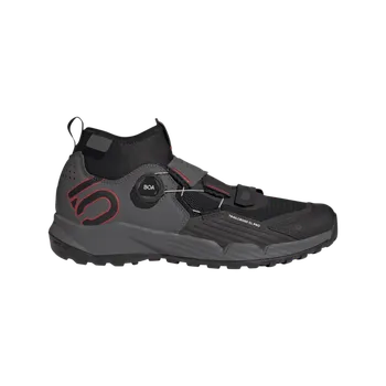 Pánské cyklistické tretry Five Ten Trailcross Pro Clip-In Grey Five / Core Black / Red