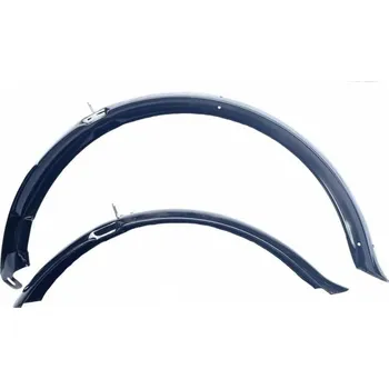 Blatník na kolo Blatníky zadní + přední pro motokolo Cruiser Černá