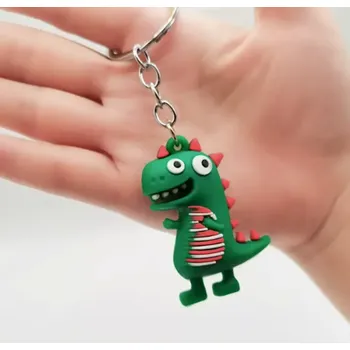 Přívěsek na klíče - DINOSAURUS - ZELENÝ (Značka: ZHENG)