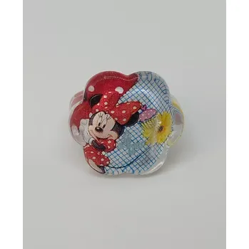 Prsten Prstýnek - MICKEY MOUSE KYTIČKA - MINNIE MOUSE 4 - S vadou (Značka: ZHEJIANG)