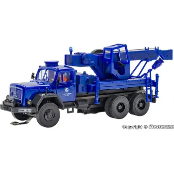 Modelová železnice VIESSMANN 8071 H0 CarMotion - automobil MAGIRUS DEUTZ 230 D26AK s jeřábem VI80710