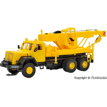 Modelová železnice VIESSMANN 8021 H0 CarMotion - automobil MAGIRUS DEUTZ 230 D26AK s jeřábem VI80210