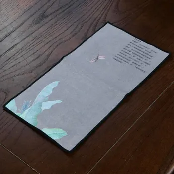 Utěrka Čínská tradiční sametová utěrka - Banánové listy