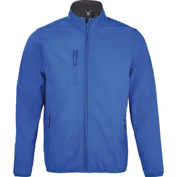 Pánská softshellová bunda Sol's Pánská softshellová bunda Radian s náprsní kapsičkou Barva: modrá královská, Velikost: S L03090