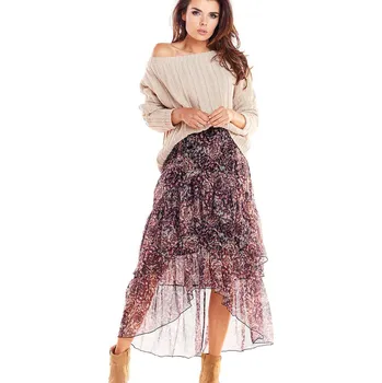 Dámská sukně Awama A331 hnědá