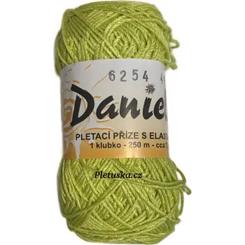 Příze Příze Daniela žlutozelená 6254