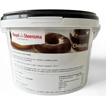 Čokoláda Souplesse Tmavá poleva elastická Hmotnost: 3 kg