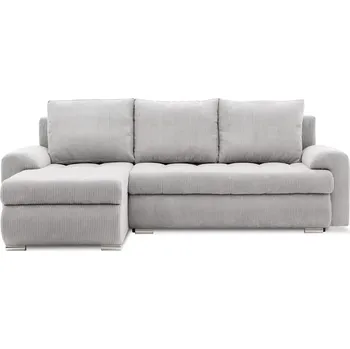 Sedací souprava Rozkládací rohová sedačka TARGIO světle šedá