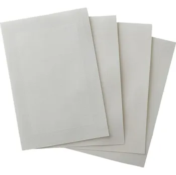 prostírání Blancheporte Sada 4 prostírání z vinylu bílá