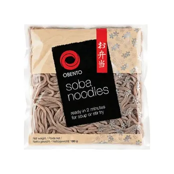 Příloha Nudle SOBA předvařené 180g OBENTO DMT: 12/25