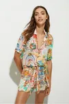 Desigual Dámské tričko Bali blanco 21SWMW15-1000 - barevné (bílý podklad) - XL Desigual 21SWMW15-1000