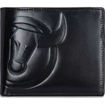 Bullcaptain elegantní kožená peněženka Petrus Černá BULLCAPTAIN 97k-cube