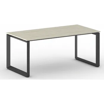 Psací stůl B2B Partner Kancelářský stůl PRIMO INSPIRE, 180x90 cm, černá podnož, dub přírodní
