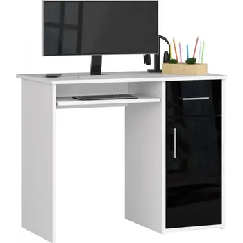 Dětská skříň Počítačový stůl PIN lesklý černý