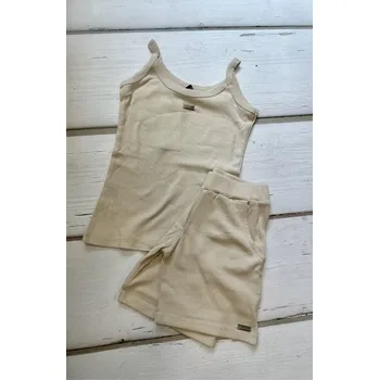 made in Italy Dívčí komplet tílko s legínami 23790 béžové Rozměr: 164