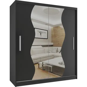 Šatní skříň Velká šatní skříň WESTA S - Černá