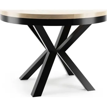 Jídelní stůl Jídelní stůl WIKI 120 cm - dub sonoma/černá