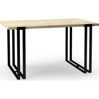 Jídelní stůl Jídelní stůl EWEN 160 cm - dub sonoma/černá