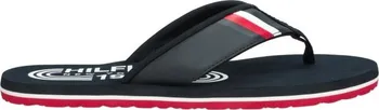 Pánské žabky Pánské žabky Tommy Hilfiger HILFIGER RWB PADDED BEACH 40 Tmavě modrá, Červená, Bílá