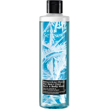 Sprchový gel Sprchový gel na tělo a vlasy s vůní arktického sněhu a naplavených dřevin, 500ml