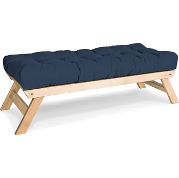 Zahradní lavice Lavice BREEZIO 02 140 cm z masivu/modrá